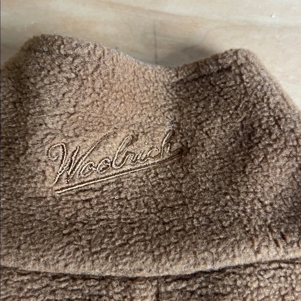 Woolrich Tan Fleece Vest